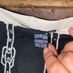 Tokyo Black Cream Printed Embellished Pleated Midi Skirt Women's Size Medium Photo 4