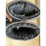 UGG  Australia Black Sequin Boots Short Classic Shearling Winter Snow Ski Cold Photo 6