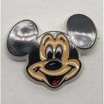 Disney Rare Vintage ‎ Pin Mickey Mouse Plastic Pinback Pins 80's Latch Clasp Face Photo 6