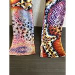 Tesoro Moda Large Fly Zipper‎ Flare Bell Bottoms Whimsical Rare Unique Colorful Size XL Photo 4