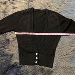 Vintage v neck button down bolero Cardigan Black Size M Photo 5