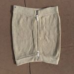 Lululemon Falling Freely Knit Zipper Scarf Merino Wool Ivory Photo 6