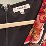 Madewell  black and red floral dress with black lining EUC Photo 1