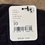 Free People NWT  Black Velvet Hit Back Boot Cut Pant size 10 Photo 4