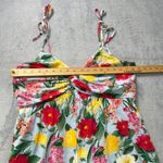 Old Navy  Floral Jumpsuit Tie Strap Smocked Back‎ Casual Summer Lightweight L Photo 7