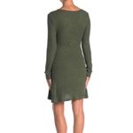 Good Luck Gem NWT Side Wrap Olive Green Dress New Photo 1