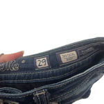 Miss Me  Y2k Size 29 Sequin Low Rise‎ Flap Pocket Dark Wash Bootcut Jeans Photo 9