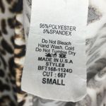 SEW IN LOVE Leopard Print V Neck Blouse Small Photo 9