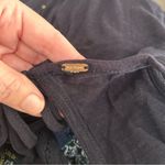 Free People  Blue Embroidered Beaded Tunic Top Boho Cottagecore Photo 5