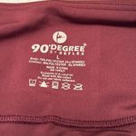 90 Degrees by Reflex 90 Degree by Reflex leggings - large - maroon purple. Excellent condition. Best pic for color is 1st pic. Smoke free home. Waist 15" Rise 10" Inseam 24.5" Photo 2