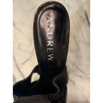 Andrew Gn Shoes Womens Size 39, 8.5 US Black Snakeskin Leather Heels Italy Photo 10
