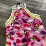 sophia webster x puma bold kiwi print zip front bodysuit medium Black Photo 6