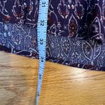 Ba&sh Georgia Dress Size 1 Small Purple Ikat Print Viscose Boho Ruffle Hem Photo 15
