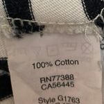 Madewell White Striped Crewneck Short Sleeve Casual Mini T-shirt Dress Size XXS Photo 3