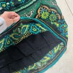 Derhy Paisley Like New Green Longsleeve 100% Viscose Dress Sz Medium Photo 4