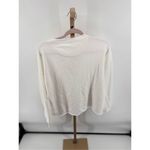 Aerie white lace up long sleeve pullover size XS Photo 5