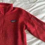 Patagonia Red Better Sweater 1/4 Zip Fleece Photo 1