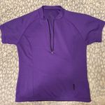 Nike  Dri-Fit tennis quarter zip front purple sports top, size M Photo 0