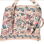 Kate Spade  Vintage Pink Fabric Paisley Handbag‎ Totebag Photo 1