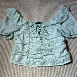 MM Couture  Mint Green Babydoll Top Photo 0