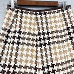 Perry Ellis VTG 90s Houndstooth Skirt Womens 4 Academia Schoolgirl Classic Photo 3