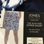 Jones New York  Signature Floral Tropical Skort Skirt Zip Pockets Golf Sz XL NWT Photo 3