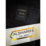 Boutique NWT ALSHARIFA 40" Long Denim Ladies Black Skirt size 30' waist size 10 Photo 11