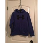 Under Armour Men's Active Wear Sweatshirt Hoodie Size Small Blue Black Photo 0