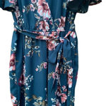 Xhilaration  women's size medium floral pants jumpsuit Photo 4