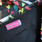 Pro Tour Womens Athletic Golf Tennis Skirt Sz Small Abstract Geometric Print Black Photo 10