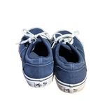 Vans Era Low Top Navy & White Front Tie Slip On Sneakers Shoes Women size 7.5 Photo 2