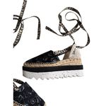 Stella McCartney  x Disney Mickey Mouse Platform Lace Up Espadrilles Sandals Size Photo 10
