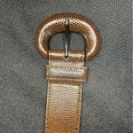 Betsey Johnson Betsy Johnson Brown Snake Skin Print Women's Belt Photo 4