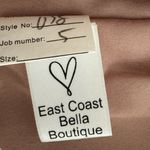 EAST COAST BELLA Mother Of The Bride Dress Sz 6 Chiffon Lace Pink Midi V Neck Photo 9