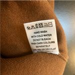 Another Girl NWT Bodycon Dress Stretchy Knit Chocolate Brown Neon Contrast sz L Photo 8