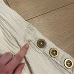 Show Me Your Mumu  Gillian Jacket Ivory Double Breasted Crepe Bell Sleeve Size L Photo 5