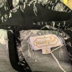 Mud Pie  Fina Flounce Floral Dress Elastic Waist Band Black Grey - size S Photo 2