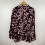 Catherines Floral Button Down Blouse Size 4X Long Sleeve Boho Romantic Everyday Photo 3