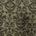 Fendi  Wool Blend Knit Sweater Brocade Damask Dress Metallic Gold Brown Photo 2