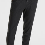 Athleta  Womens Lounge Athleisure Cotton Blend Farallon Jogger Pants Black MP Photo 0