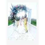 Badgley Mischka  Womens Floral Print Dress in Yellow 0 Long Gown Maxi Photo 9