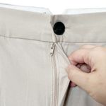 ZARA  High-Rise Wide Leg Trousers Women’s Size S Neutral Relaxed Fit Pleated Photo 7