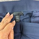 Lane Bryant Womens Plus Size 26/28 Pull On Wide Leg Pants Navy Blue Waist Career Photo 3