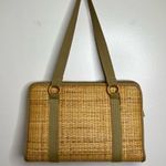Vintage Woven Purse Shoulder Bag Zipper Closure Made in Taiwan Boho Minimalist Photo 2