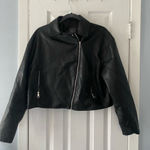 Primark  black leather jacket Photo 0