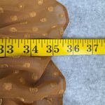 Taylor Women's Orange Polka Dot Ruffle Midi Dress Size 2 Party Cocktail Photo 10