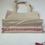 Tory Burch Natural Canvas Logo Tote Bag | Minimalist Eco-Chic Shopper Photo 5