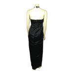 Boutique  Sexy halterneck long black & white dress with large slit size small Photo 7