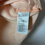 H&M Women Orange Button Down Linen Sleeveless Shirt Size Small. Photo 4