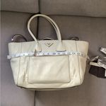Prada ELEGANT 💫 💫genuine leather tote bag ☀️☀️ Photo 9